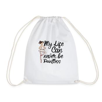 Ballet Ballerine Danse Danse Danse Ballet Cadeau - Sac de sport léger - blanc - Devant