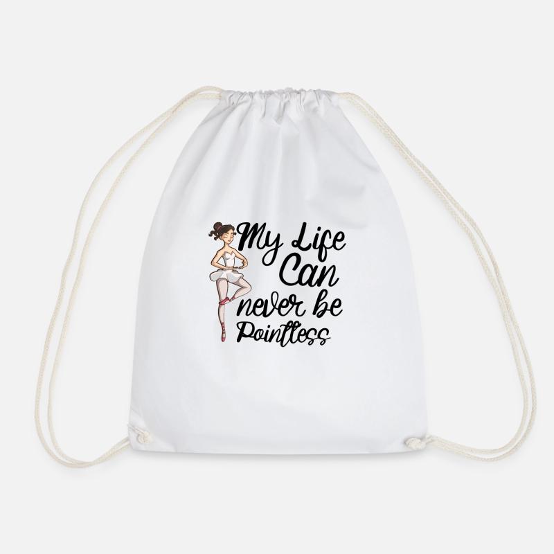 Ballet Ballerina Dance Dancer Dancing Ballet Gift - Turnbeutel - Weiß