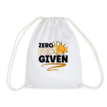 Fox lovers Foxes Love red fox Cuter - Drawstring Bag - white - Front