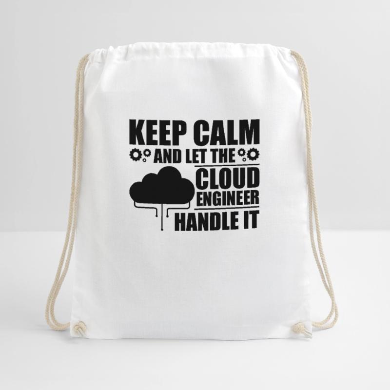 Cloud Administrator Cloud Devops Drawstring Bag