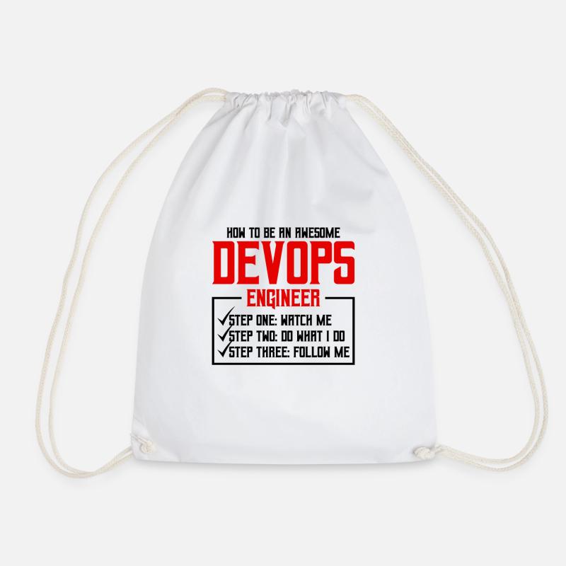 Cloud-Administrator Cloud-Devops - Turnbeutel - Weiß