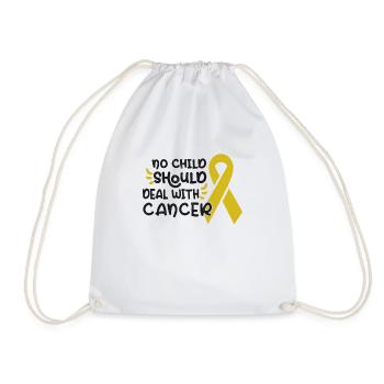Childhood Cancer Awareness Month Mom Mother Gift - Drawstring Bag - white - Front