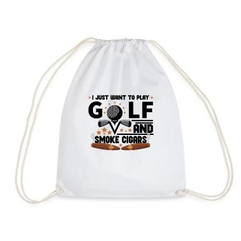 Golf Player Golfer Golf Golf Cart Golf Mom - Turnbeutel - Weiß - Vorne