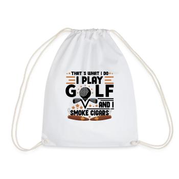 Golf Player Golfer Golf Golf Cart Golf Mom - Turnbeutel - Weiß - Vorne