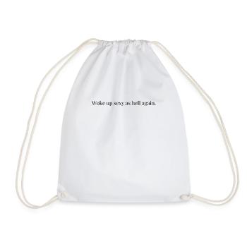 Nouveauté Sexy As Hell Again Comique Sarcastique - Sac de sport léger - blanc - Devant