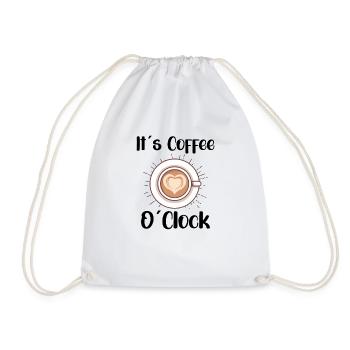 Coffee Lover Caffeine Molecule Java Latte Espresso - Turnbeutel - Weiß - Vorne