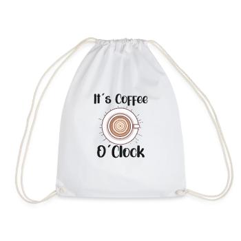 Coffee Lover Caffeine Molecule Java Latte Espresso - Turnbeutel - Weiß - Vorne