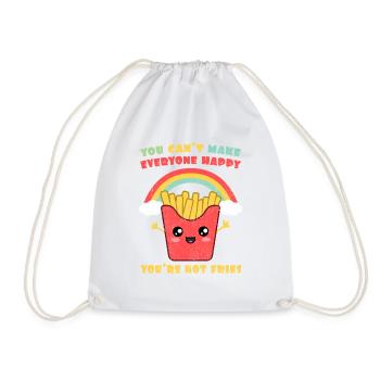No puedes hacer felices a todos. No eres papas - Sac de sport léger - blanc - Devant