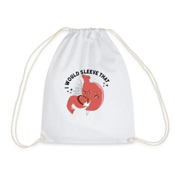 Sleeve gastrectomy Sleeve gastrectomy - Drawstring Bag - white - Front
