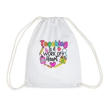 Teachers Teachers School Teachers Teaching Staff - Drawstring Bag - white - Front