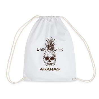 This is the pineapple - Drawstring Bag - white - Front