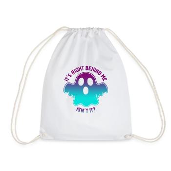Chasse aux fantômes d’Halloween Chasseur de fantômes effrayant - Sac de sport léger - blanc - Devant