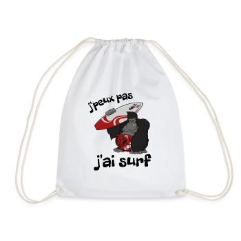j'peux pas j'ai - Sac de sport léger - blanc - Devant