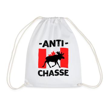 Anti chasseur Canada - Sac de sport léger - blanc - Devant