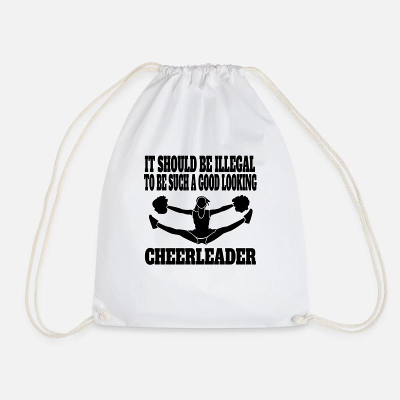 Cheerleading Cheerleader Gift Cheerleader - Drawstring Bag - white