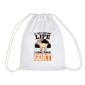Chèvre Cadeau Chèvre Gardien Chèvre - Sac de sport léger - blanc - Devant