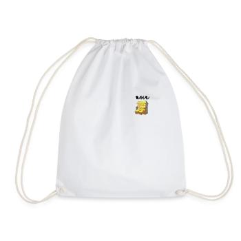 Moin Beach Chair Holiday Northern Lights Nordic Baltic Sea - Drawstring Bag - white - Front