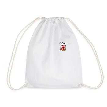 Moin Beach Chair Holiday Northern Lights Nordic Baltic Sea - Drawstring Bag - white - Front