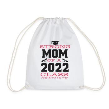 Strong mom of a 2022 class graduate - Sac de sport léger - blanc - Devant