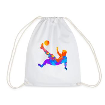 Football Footballeurs Football Club Silhouette - Sac de sport léger - blanc - Devant