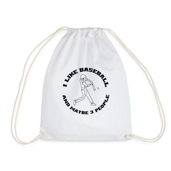 Baseball Baseball Lover Cadeau Jeu de baseball - Sac de sport léger - blanc - Devant