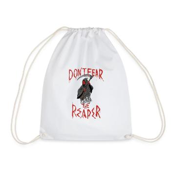 Don't be afraid of carolina reaper design - Drawstring Bag - white - Front