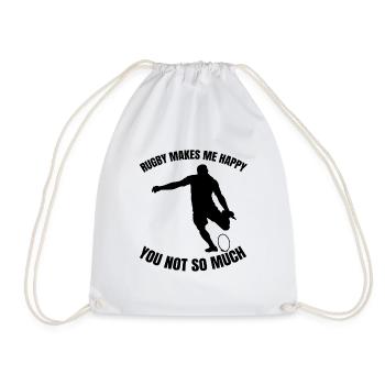 Rugby Coach Gift Rugby Rugby Team Rugby Player - Drawstring Bag - white - Front