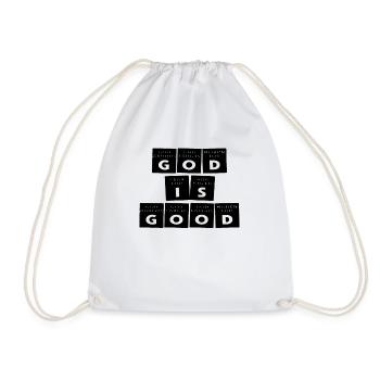 God is Good - Drawstring Bag - white - Front