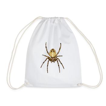 Spinne - Turnbeutel - Weiß - Vorne