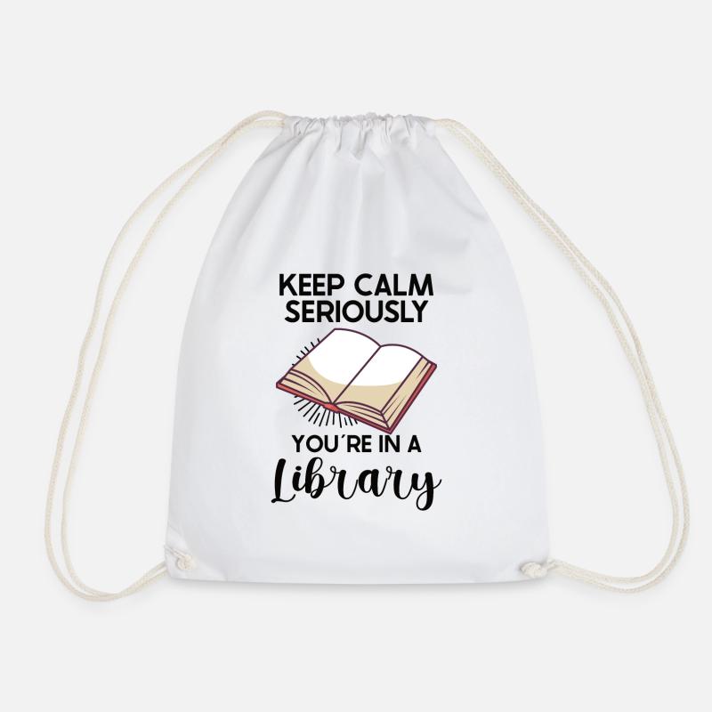 Book Reader Reading Literature Lover Writing - Turnbeutel - Weiß