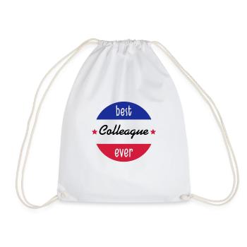 collègue , entreprise , travail , bureau - Sac de sport léger - blanc - Devant