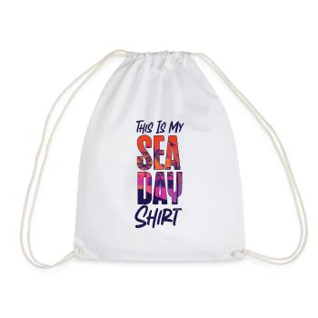 Cruise Ship Vacation This Is My - Drawstring Bag - white - Front