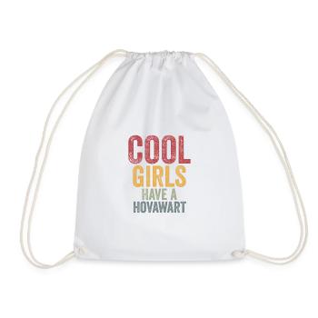 Les filles cool ont un hovawart - Sac de sport léger - blanc - Devant