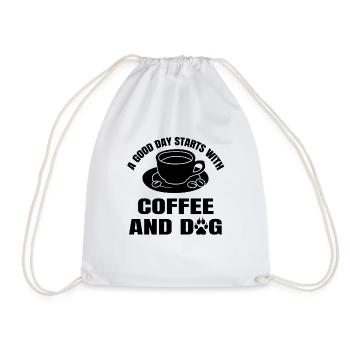 Chiens Café Labrador Chien Café Propriétaire de chien - Sac de sport léger - blanc - Devant