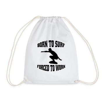 Surfeur Moniteur de surf Surfing Planche de surf - Sac de sport léger - blanc - Devant