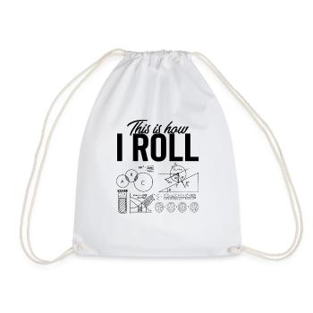 Hilarious Scientific Methods Mathematics - Drawstring Bag - white - Front