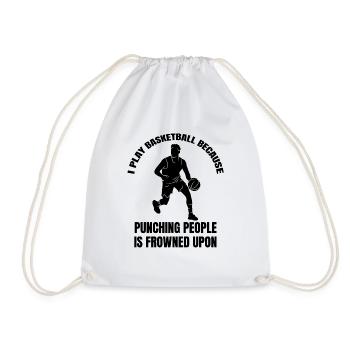 Basketball Basketball Lovers Basketball Club - Drawstring Bag - white - Front