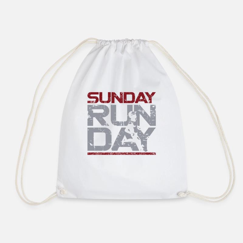 Running Runner Half Marathon - Turnbeutel - Weiß