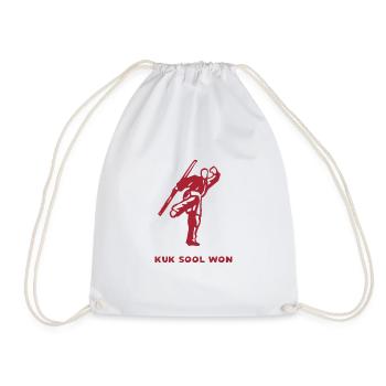 Kuk Sool a remporté une tenue pour les combattants d’arts martiaux - Sac de sport léger - blanc - Devant
