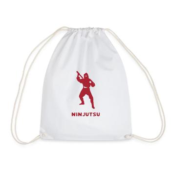 Ninjutsu Outfit für Martial Arts Kämpfer - Turnbeutel - Weiß - Vorne