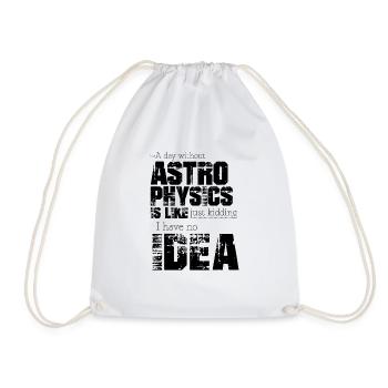 Astrophysik - Turnbeutel - Weiß - Vorne