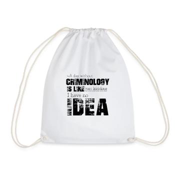 Criminologie - Sac de sport léger - blanc - Devant