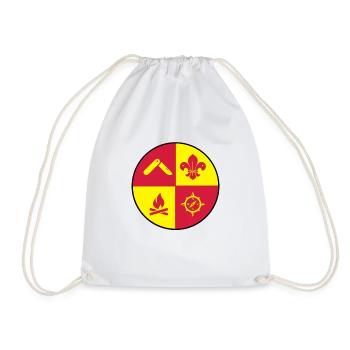 scout , scouting , scoutisme , guide - Sac de sport léger - blanc - Devant