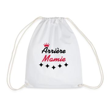 Mamie / Mamy / Grand Mere / Grand-Mère / Bébé - Sac de sport léger - blanc - Devant