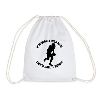 Fan de football américain - Sac de sport léger - blanc - Devant