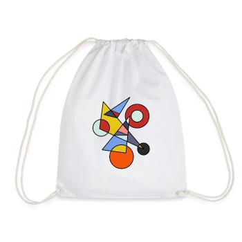 Modern art - Drawstring Bag - white - Front