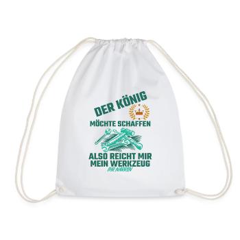 Handwerker König - Turnbeutel - Weiß - Vorne