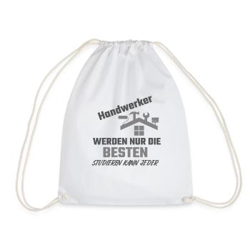 Handwerkerstolz - Turnbeutel - Weiß - Vorne