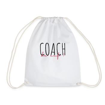 Coach / Coaching / Entraineur / Sport - Sac de sport léger - blanc - Devant