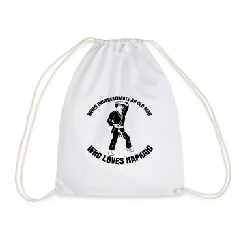 Hapkido Martial Arts Judo Aikido Martial Arts Karate - Drawstring Bag - white - Front